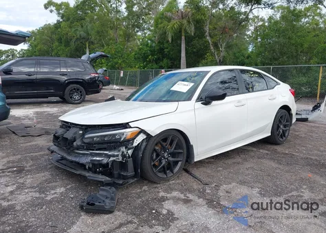 2024 Honda Civic Sport из США, поврежденный, VIN 2HGFE2F55RH585923